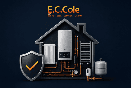 E.C Cole cover plans for your central heating maintenance Portsmouth and beyond.