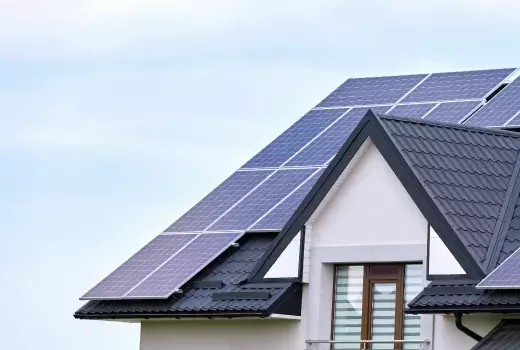 Solar panel installers for the roof of your house.
